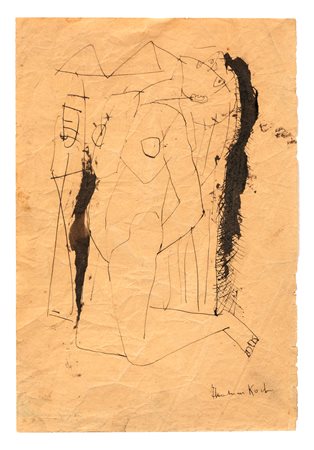 IBRAHIM KODRA (1918-2006) - Senza Titolo