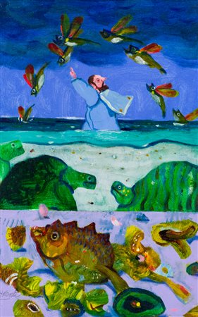 ANTONIO POSSENTI (1933-2016) -Pesci volanti, 1997