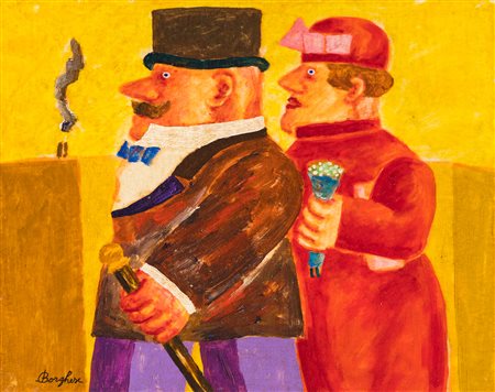 FRANZ BORGHESE (1941-2005) - Senza Titolo