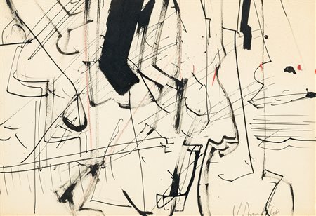 NANNI VALENTINI (1932-1985) - Senza Titolo, 1960