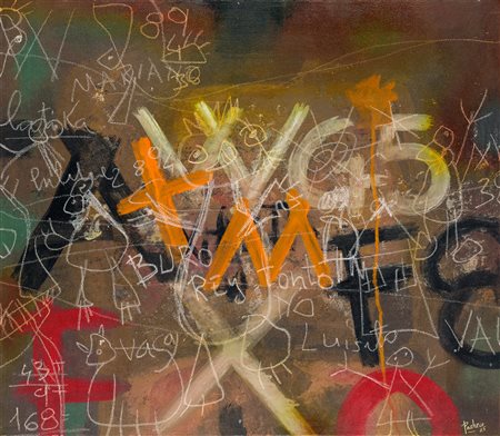 JULIAN PACHECO (1937-2000) - Muro Antimo - Narquico, 1965