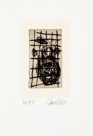 GEORG BASELITZ (1938) - Senza Titolo, 1991