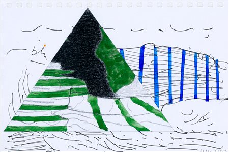 ENRICO DELLA TORRE (1931) - Scogliera, 2002