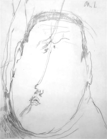 MIKHAIL LARIONOV, Ritratto di Apollinaire, c. 1920