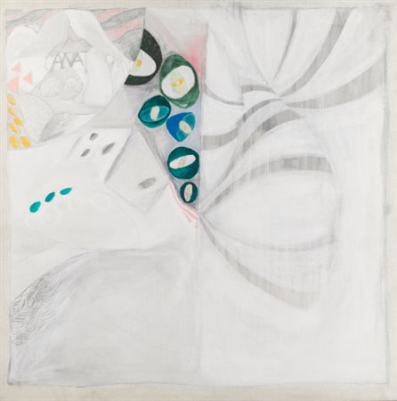 GASTONE NOVELLI 1925 - 1968 DECORO DELL'ODALISCA signed, titled and dated 66...