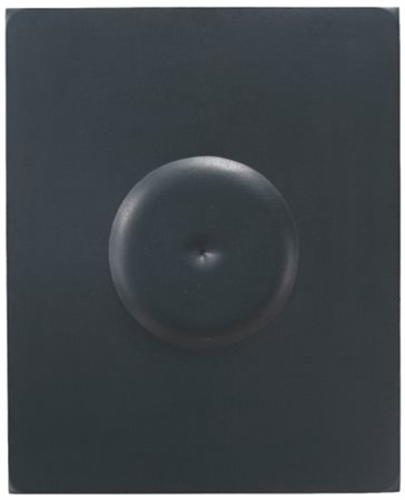 AGOSTINO BONALUMI N. 1935 GRIGIO signed and dated 65 on the reverse, shaped...