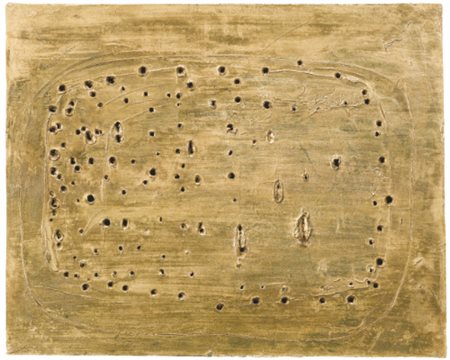 LUCIO FONTANA 1899 - 1968 CONCETTO SPAZIALE signed and dated 60; signed,...
