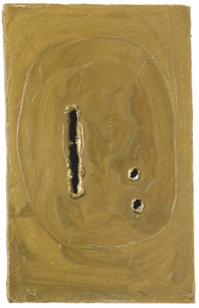 LUCIO FONTANA 1899 - 1968 CONCETTO SPAZIALE signed, signed and titled on the...