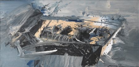 MATTIA MORENI 1920 - 1999 UNA TAVOLA DI CAMPAGNA signed and dated 1960;...