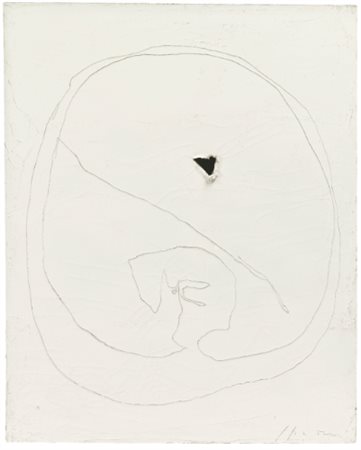 LUCIO FONTANA 1899 - 1968 CONCETTO SPAZIALE signed; signed and titled on the...