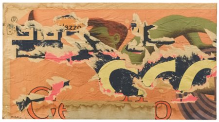 MIMMO ROTELLA 1918 - 2006 PRONTO PER L'APPLICAZIONE signed, signed, titled...