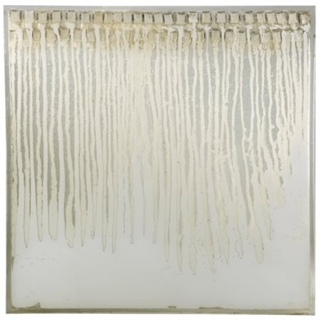 ARMAN 1928 - 2005 BIANCORAGY signed and dated 68, enamel glass vases, resyn...