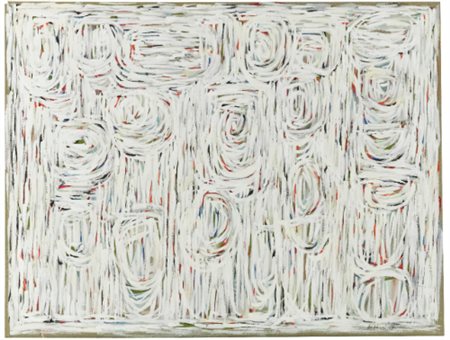 PIERO DORAZIO 1927 - 2005 SENZA TITOLO signed and dated 57, oil on paper...