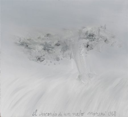 MATTIA MORENI 1920 - 1999 IL RICORDO DI UN MELO signed, titled and dated...