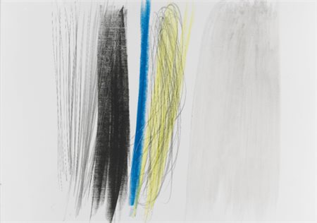 HANS HARTUNG 1904 - 1989 P20-1984-H7 titled and dated 2/3/84 on the reverse,...