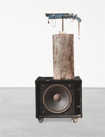 TOM SACHS N. 1966 SENZA TITOLO (JIMMY JAZZ GUN) signed, inscribed and dated...