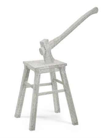 NICOLA BOLLA N. 1963 VANITAS swarovski crystal and brass. Executed in 2008...