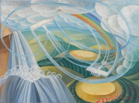 ALESSANDRO BRUSCHETTI 1910-1980 SENZA TITOLO signed and dated XII - 1933, oil...