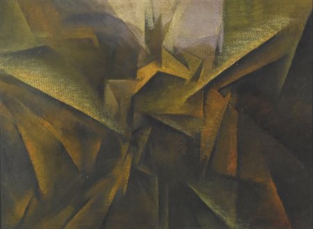 ROBERTO MARCELLO BALDESSARI 1894-1965 DINAMISMO DI UN PAESAGGIO signed in...