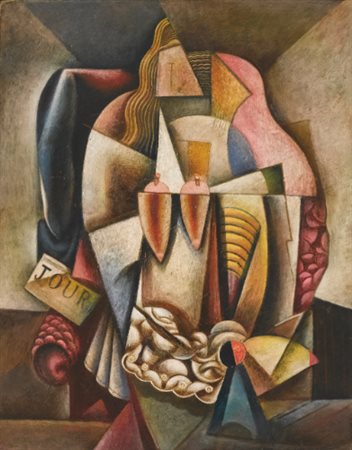 ROBERTO MARCELLO BALDESSARI 1894-1965 JOUR - DONNA IN POLTRONA (OMAGGIO A...