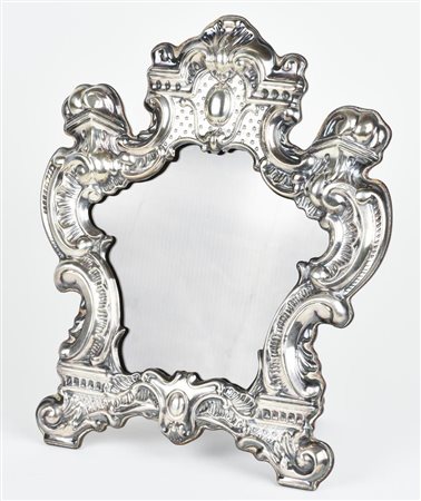 CORNICE A CARTAGLORIA IN ARGENTO sagomata cm 30x27