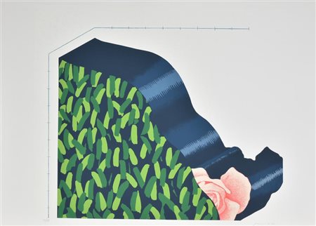 Concetto Pozzati SENZA TITOLO serigrafia su carta, cm 50x70 esemplare 54 su...