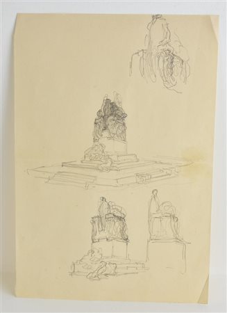 Edoardo Rubino SENZA TITOLO matita su carta, cm 32x21 L'opera presenta...