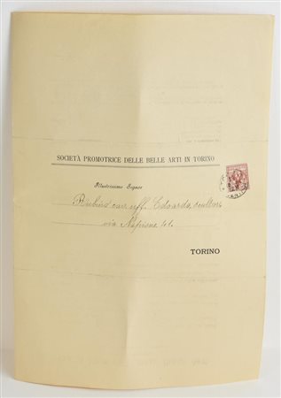 Edoardo Rubino SENZA TITOLO matita su carta, cm 32x43 Lo schizzo è stato...