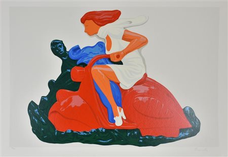 Plumcake SENZA TITOLO serigrafia su carta, cm 70x100 esemplare 176 su 200 sul...