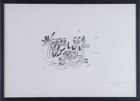 ROBERTO SEBASTIAN MATTA (Santiago del Cile 1911 - Civitavecchia 2002). 'Il S....