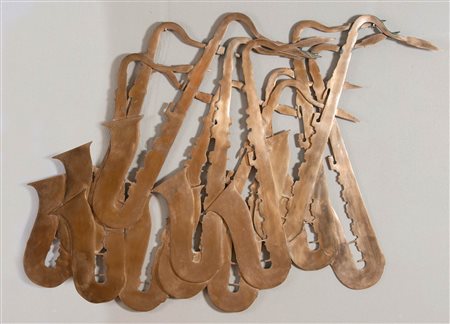 ARMAN PIERRE FERNANDEZ (Nizza 1928 - New York 2005). 'Saxophones', 1988....