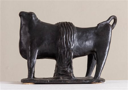 ARTURO MARTINI (Treviso 1889 - Milano 1947). 'Toro'. Scultura in bronzo. H....