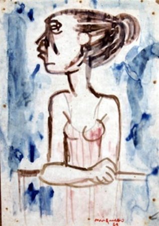 MIGNECO GIUSEPPE, "Figura", 1969