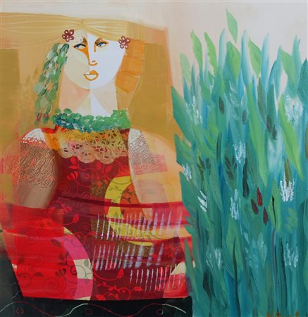 DI CARLO VITTORIO, "Figure con piante"