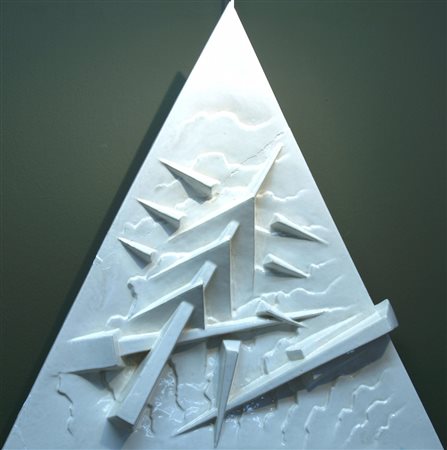 POMODORO ARNALDO, "Scultura triangolare con sporgenze", 2006