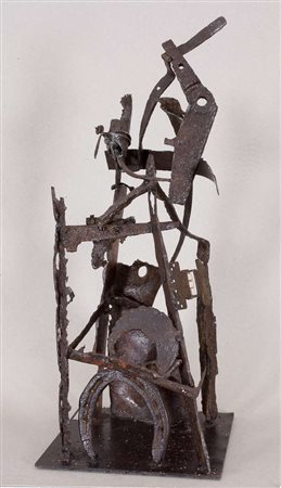 Paolo Camiz Rovine, 2009 scultura con materiali di ferro elettrosaldati...
