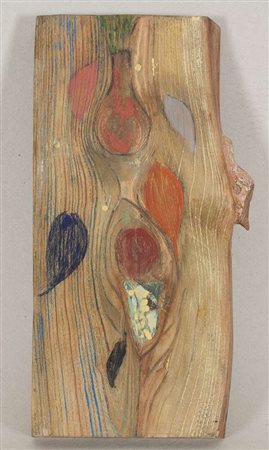 Vanni Brondi Foglie cadenti, 2010 stucco colorato su tavola sabbiata...