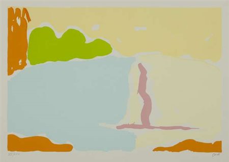 Virgilio Guidi Venezia serigrafia,es. XV/XXX Dimensioni : cm. 50x70 Firma in...