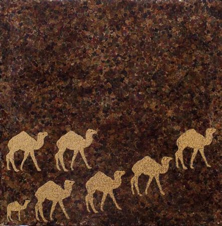 Luigi Ballarin Oasi, 2011 tecnica mista e acrilico su tela Dimensioni : cm....