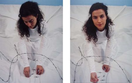 Meri Ciuchi Souvenir:Metal Thorn, 2008 dittico,fotoritocco stampa su...