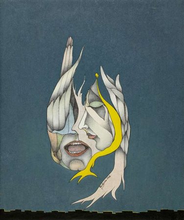 Antonio Colosimo Madrigale per un ribelle, 1998 tecnica mista su tela...