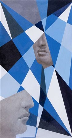 Cristiano Piacenti I dioscuri, 2012 tecnica mista su tavola Dimensioni : cm....