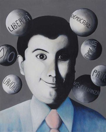 Fulvio Martini Le palle del Sig. Rossi, 2011 acrilico su legno Dimensioni :...