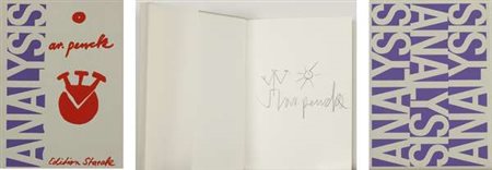 A.R. Penck Analysis, 1990 libro con all'interno dell'artista,edizione 1000...