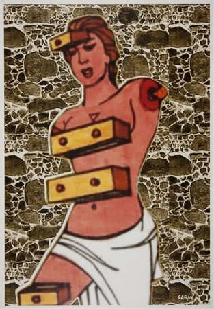 Cesare Garuti Venere a cassetti, 2011 computer grafica,es. 002 Dimensioni :...