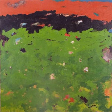 Giuliano De Luca Paesaggio, 1992 olio e smalto su tela Dimensioni : cm....