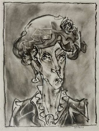 Sergio Scanu Noblesse, 2008 tecnica mista su cartoncino Dimensioni : cm....