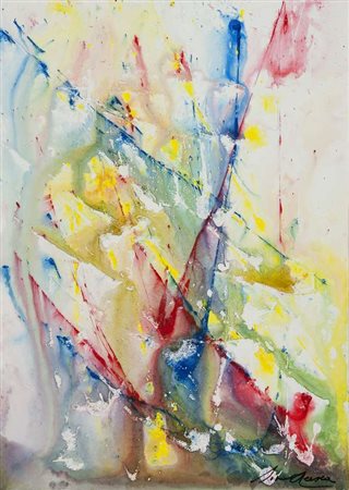 Dino Aresca Recondite verità, 2012 acrilico su tela Dimensioni : cm. 70x50...