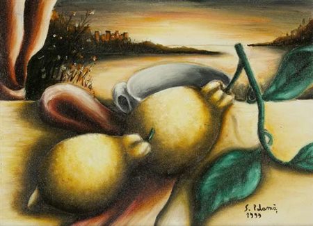 Salvatore Palamà Già rosseggiava d'oriente il balzo, 1999 tempera protettiva...