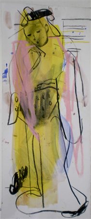 Klaus Karl Mehrkens Musik tecnica mista su carta Dimensioni : cm. 50x21...